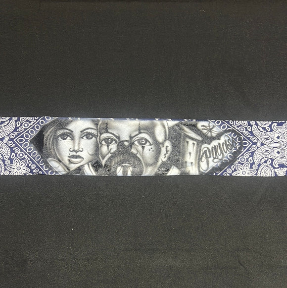 Navy Blue airbrush bandana